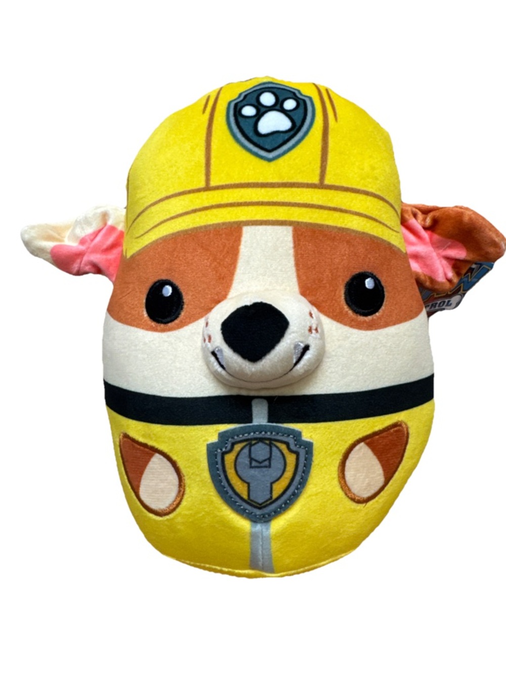 GUND - PAW Patrol- Rubble Stuffed Squish Plush Toy 8” New